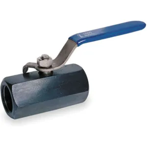 APPROVED VENDOR 6GD38 Carbon Steel Ball Valve Inline Fnpt 1/2 In | AE8XHK