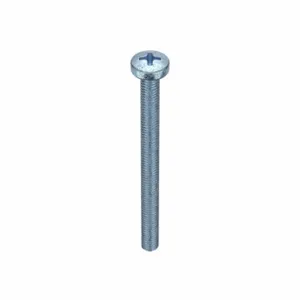 APPROVED VENDOR 6GU26 Machine Screw Pan M6 X 1 X 75 L, 10PK | AE8ZUB