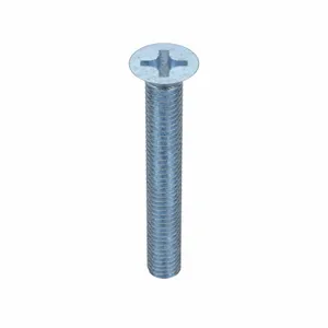 APPROVED VENDOR 6HE30 Machine Screw Flat M6 X 1 X 45 L, 50PK | AE9BMB