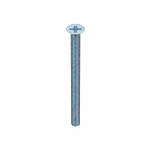 APPROVED VENDOR 6HE33 Machine Screw Flat M6 X 1 X 80 L, 25PK | AE9BMD