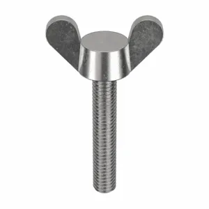 APPROVED VENDOR 6JE16 Thumb Screw Wing M6x1x35mm A2 Ss | AE9FHJ