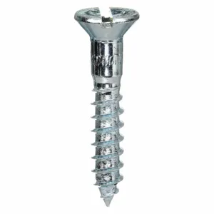 APPROVED VENDOR 898022-PG Wood Screw Flat #3X5/8L Zinc, 100PK | AB9HMV 2DE10