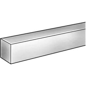 APPROVED VENDOR 4YTR9 Blank Stock Square 316 Stainless Steel 1 1/8 x 1 1/8 In x 6 Feet | AE2PCN