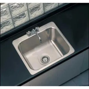 ADVANCE TABCO DI-1-30 Drop-in Sink With Faucet 16 Inch Length 5 Inch Height | AF3QGA 8AW44