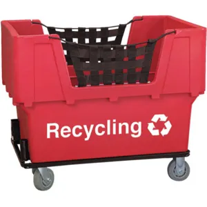 APPROVED VENDOR N1017261RD RECYC Basket Truck Recycling Capacity 1100 Lb Red | AF3QVL 8C778