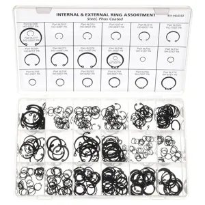 APPROVED VENDOR RCIX37100STPA Internal/external Ring Assortment 20 Szs, 410 Pieces | AE9PPN 6LD32