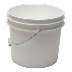 APPROVED VENDOR ROP2135-WM Pail, 3.5 gal, Open Head, Plastic, 12 3/8 Inch, 11 1/8 Inch Overall Height, Round, White | CN2RQC 51913 / 6KDZ1