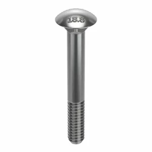 GRAINGER U51500.025.0125 Carriage Bolt 1/4-20 X 1-1/4 Length, 100PK | AG2FJJ 31JA75