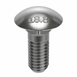 APPROVED VENDOR U51500.050.0100 Carriage Bolt, 10PK | AB3UAA 1VE30