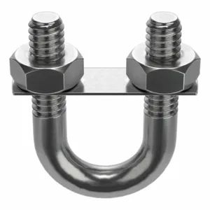 APPROVED VENDOR 5YY10 U Bolt 1/4-20 Pipe 1/4 Inch, 10PK | AE7KMA