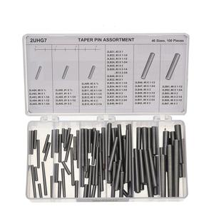 APPROVED VENDOR TPKIT46100 Taper Pin Assortment Standard Steel 46 Sizes, 100 Pieces | AC3LEE 2UHG7