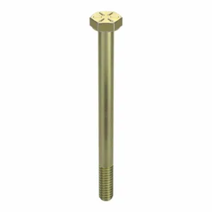 GRAINGER N04104.025.0350 Hex Head Cap Screw 1/4-20X3-1/2 Steel Grade 8 Zinc Yellow, 50PK | AH8HNQ 38TP04