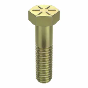 GRAINGER N04104.037.0150 Hex Head Cap Screw 3/8-16X1-1/2 Steel Grade 8 Zinc Yellow, 50PK | AH8HPJ 38TP21