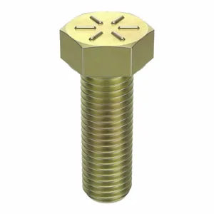 GRAINGER N04104.075.0200 Hex Head Cap Screw 3/4-10X2 8 Steel Grade 8 Zinc Yellow, 5PK | AH8VCQ 38ZX60