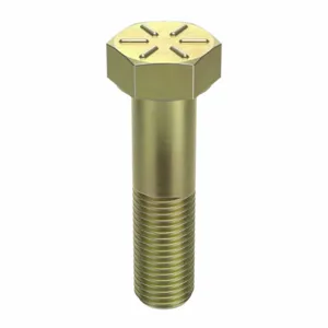 GRAINGER N04104.125.0400 Hex Head Cap Screw 1-1/4-7x4 Steel Grade 8 Zinc Yellow | AH8VEN 38ZY05