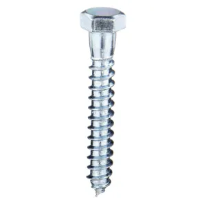 APPROVED VENDOR U08280.037.0350 Hex Lag Screw 3/8 X 3 1/2 Inch Length, 50PK | AB2DBG 1LB96