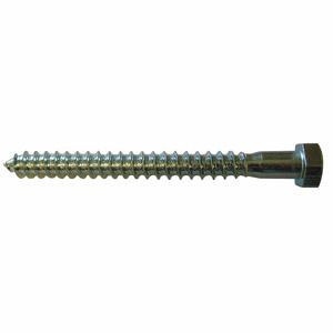 FABORY B08450.031.0400 Hex Head Lag Screw, 4 Inch Length, Low Carbon Steel, 5/16 Inch Size, 350PK | CG7AQF 166W51