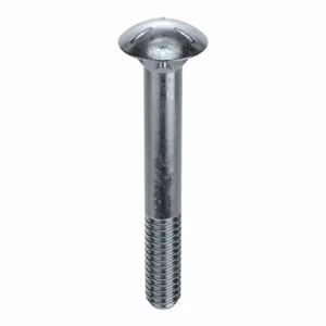 APPROVED VENDOR U08320.025.0200 Carriage Bolt Zinc 1/4-20 X 2L, 100PK | AB9LCJ 2DU40