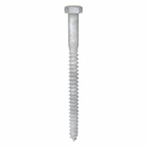 APPROVED VENDOR U08450.037.0500 Hex Lag Screw Galvanised 3/8 X 5 Length, 50PK | AB2DTP 1LE58