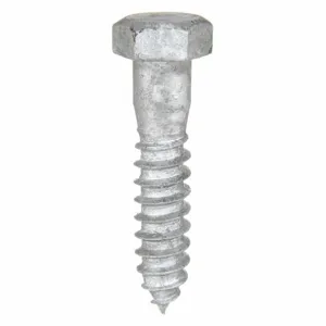 APPROVED VENDOR U08450.050.0200 Hex Lag Screw Galvanised 1/2 X 2 Length, 50PK | AB2DTU 1LE62