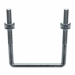 APPROVED VENDOR U17263.037.0205 U Bolt Square Low Steel Zinc 3/8-16 | AE7KNC 5YY40