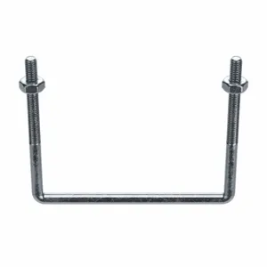 APPROVED VENDOR U17263.037.0605 U Bolt Square Low Steel Zinc 3/8-16 | AE7KNH 5YY50