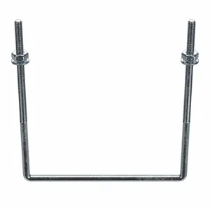 APPROVED VENDOR U17263.037.0907 U Bolt Square Low Steel Zinc 3/8-16 | AE7KNN 5YY60