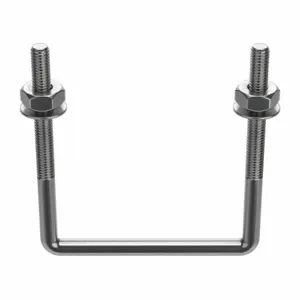 APPROVED VENDOR U17267.037.0203 U Bolt Square Bend 304 Stainless Steel 3/8-16 | AE7KNP 5YY62