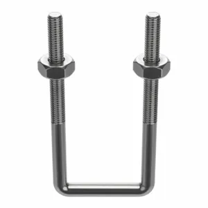 APPROVED VENDOR U17267.037.0205 U Bolt Square Bend 304 Stainless Steel 3/8-16 | AE7KNQ 5YY64