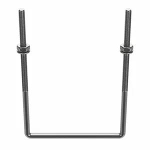 APPROVED VENDOR U17267.037.0407 U Bolt Square Bend 304 Stainless Steel 3/8-16 | AE7KNV 5YY72