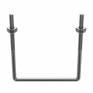 APPROVED VENDOR U17267.037.0607 U Bolt Square Bend 304 Stainless Steel 3/8-16 | AE7KNX 5YY76