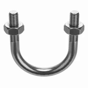 APPROVED VENDOR U17567.037.0200 U Bolt Stainless Steel 3/8-16 Pipe 2 Inch, 10PK | AE7KKU 5YU90