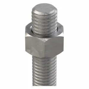 APPROVED VENDOR U22080.062.0400 Threaded Stud B7 Plain 5/8-11X4, 100PK | AE3DLY 5CLV7