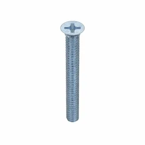 APPROVED VENDOR U24670.011.0100 Machine Screw Flat Steel 4-40 X 1 L, 100PK | AB2MBL 1MU67