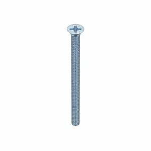 APPROVED VENDOR U24670.013.0200 Machine Screw Flat Steel 6-32 X 2 L, 100PK | AB2MBX 1MU77