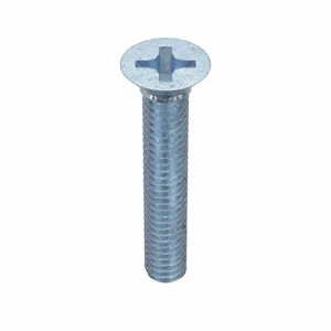 APPROVED VENDOR U24670.016.0100 Machine Screw Flat Steel 8-32 X 1 L, 100PK | AB2MCC 1MU82