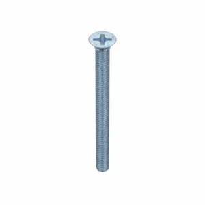 APPROVED VENDOR U24670.016.0200 Machine Screw Flat Steel 8-32 X 2 L, 100PK | AB2MCF 1MU85