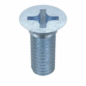 APPROVED VENDOR U24670.037.0100 Machine Screw Flat Steel 3/8-16 X 1 L, 100PK | AB2NGG 1MY44