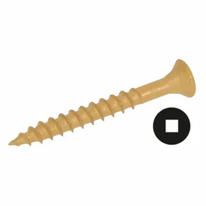 APPROVED VENDOR U25140.019.0250 Wood Screw Flat #10X2 1/2 L, 100PK | AB2CPN 1LA49