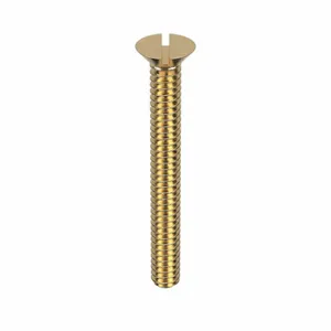 APPROVED VENDOR U48170.011.0100 Machine Screw Flat 4-40 X 1 L, 100PK | AB9TWP 2FA20