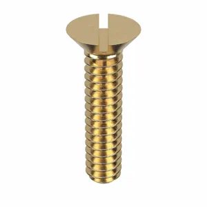 APPROVED VENDOR U48170.013.0062 Machine Screw Flat 6-32 X 5/8 L, 100PK | AB9TWZ 2FA30