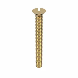 APPROVED VENDOR U48170.013.0125 Machine Screw Flat 6-32 X 1 1/4 L, 100PK | AB9TXE 2FA35