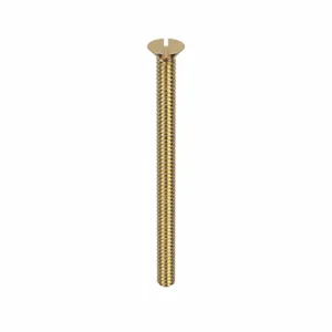 APPROVED VENDOR U48170.013.0200 Machine Screw Flat 6-32 X 2 L, 100PK | AB9TXH 2FA39