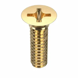 APPROVED VENDOR U48300.013.0050 Machine Screw Flat Steel 6-32 X 1/2 L, 100PK | AB9RKZ 2EY11