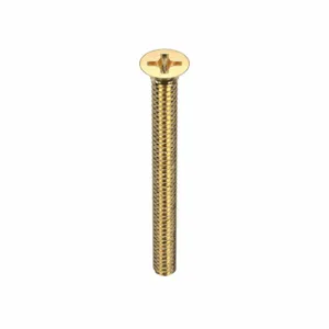 APPROVED VENDOR U48300.013.0150 Machine Screw Flat 6-32 X 1 1/2 L, 100PK | AB9RLH 2EY23