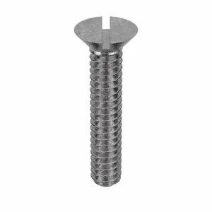 APPROVED VENDOR U51110.013.0075 Machine Screw Flat Stainless Steel 6-32 X 3/4 L, 100PK | AB8YKX 2AJ89