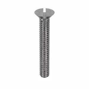 APPROVED VENDOR U51110.013.0100 Machine Screw Flat Stainless Steel 6-32 X 1 L, 100PK | AB8YKZ 2AJ92