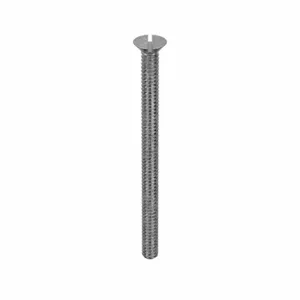 APPROVED VENDOR U51110.013.0200 Machine Screw Flat Stainless Steel 6-32 X 2 L, 100PK | AB9BBM 2AU11