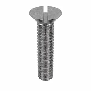 APPROVED VENDOR U51110.016.0075 Machine Screw Flat Stainless Steel 8-32 X 3/4 L, 100PK | AB9BBV 2AU25