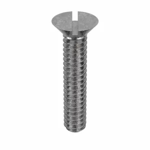 APPROVED VENDOR U51110.019.0100 Machine Screw Flat Stainless Steel 10-24 X 1 L, 100PK | AB9BCL 2AU55